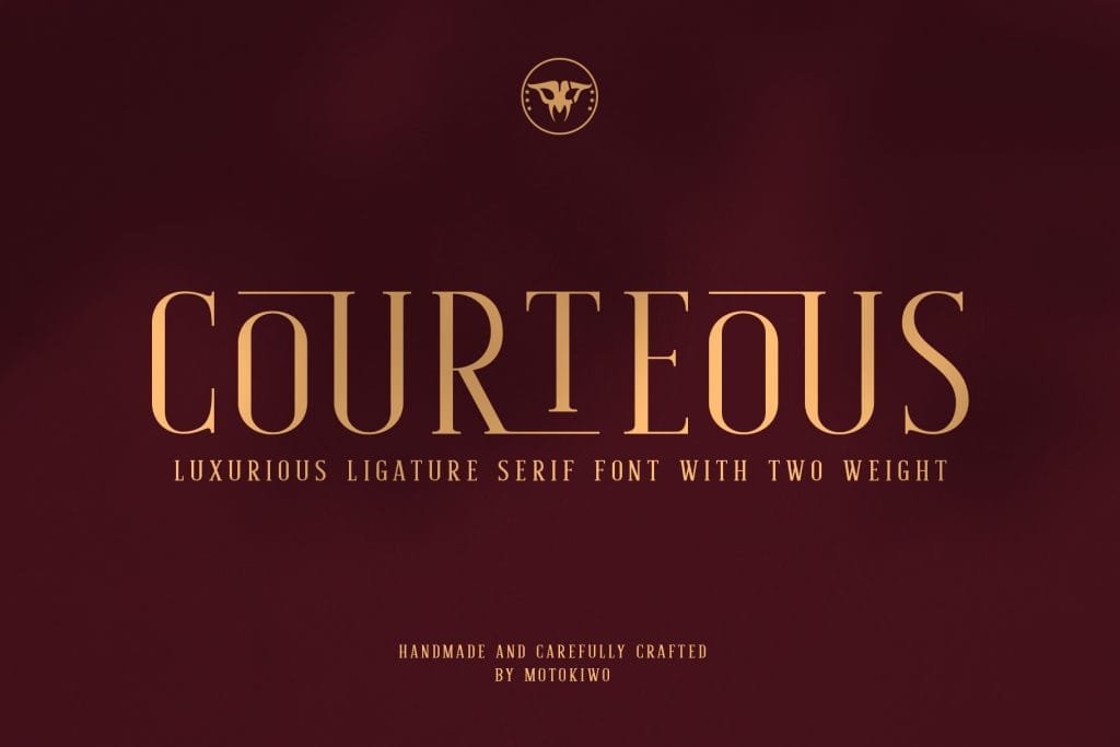 Courteous, Ligature Serif Font