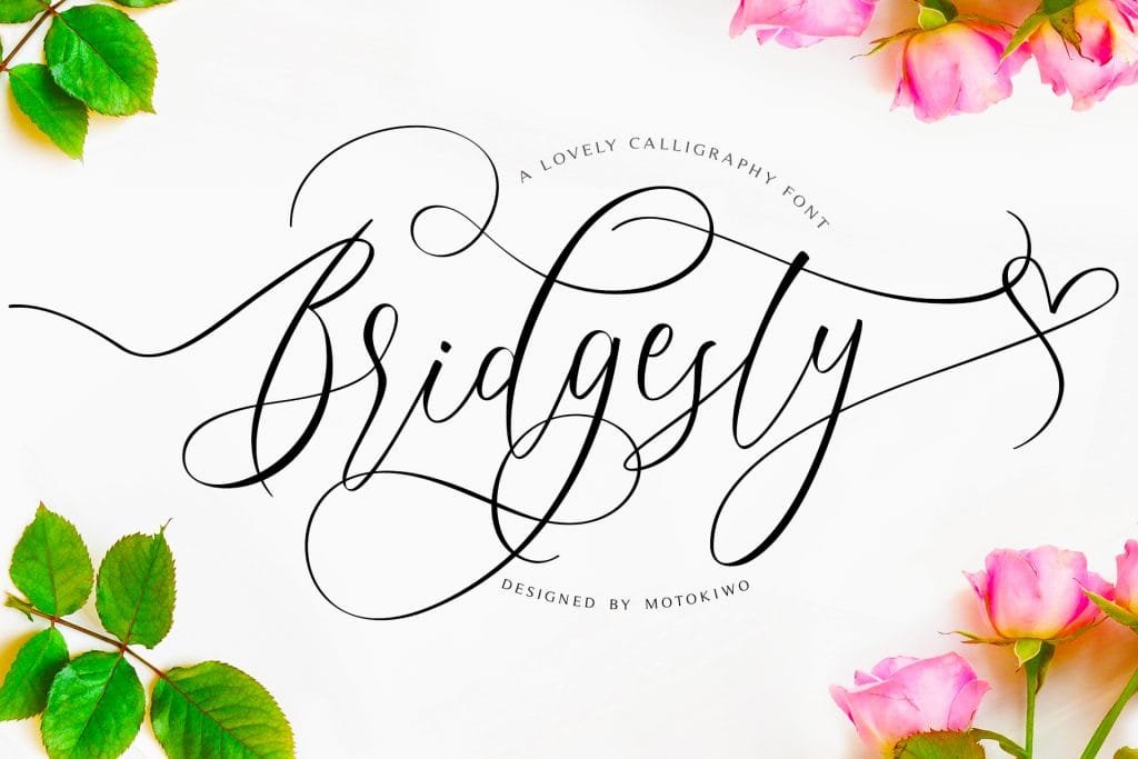 Bridgesty, Beautiful Modern Calligraphy