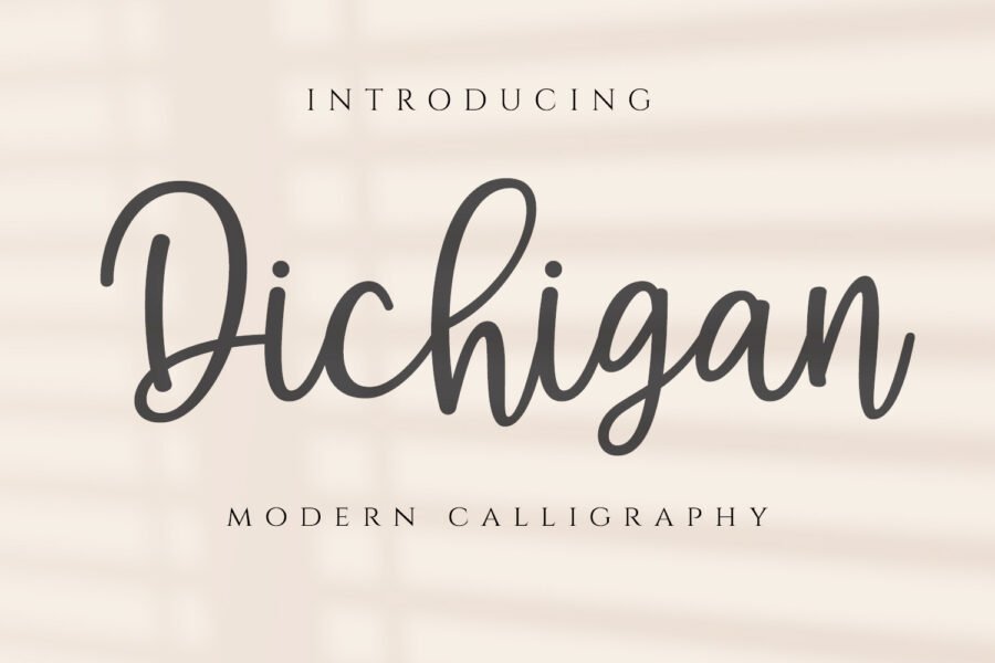 Dichigan, Modern Calligraphy Script