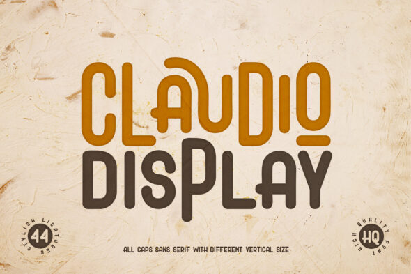 Claudio, Display Font
