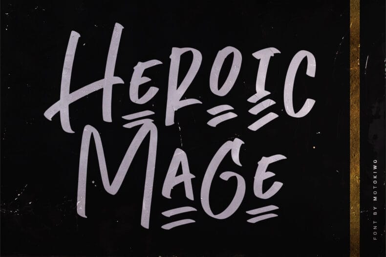 Heroic Mage, Marker Font