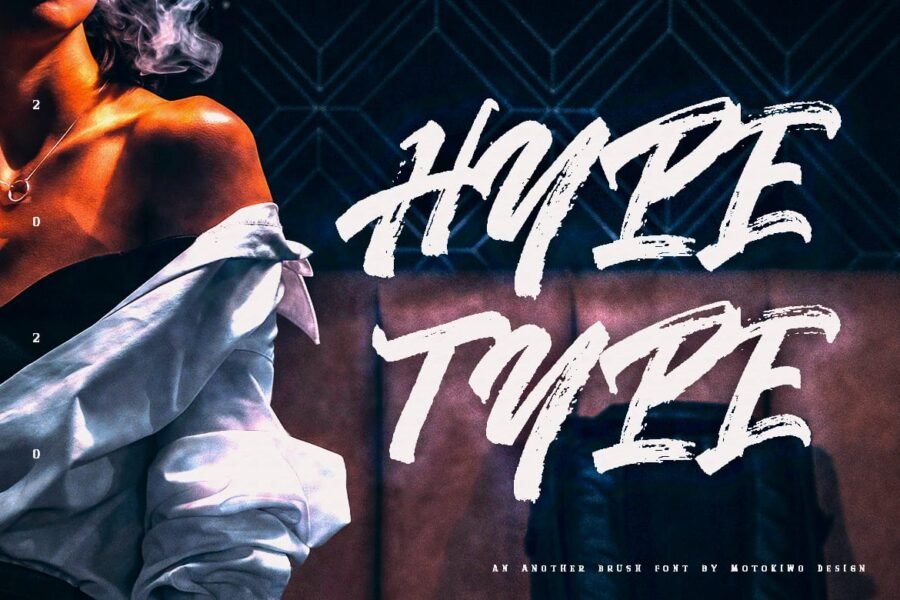 Hypetype, Painted Brush Font