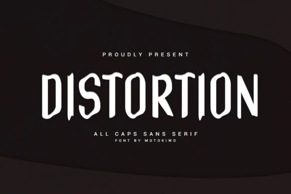 Distortion - Wavy Sans Serif