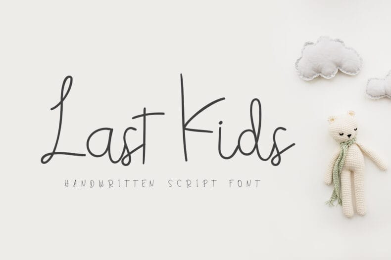 Last Kids Script Font
