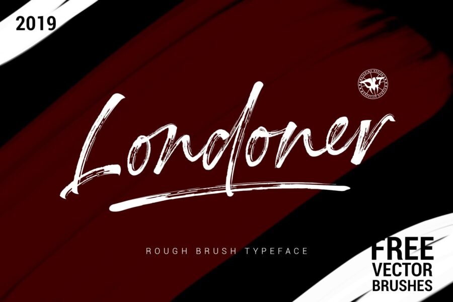 Londoner, Rough Brush Font
