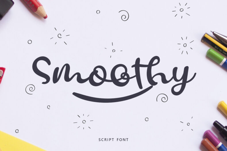 1 Smoothy Script Font