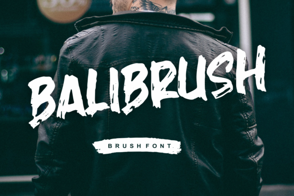 Balibrush, Rough Marker Font