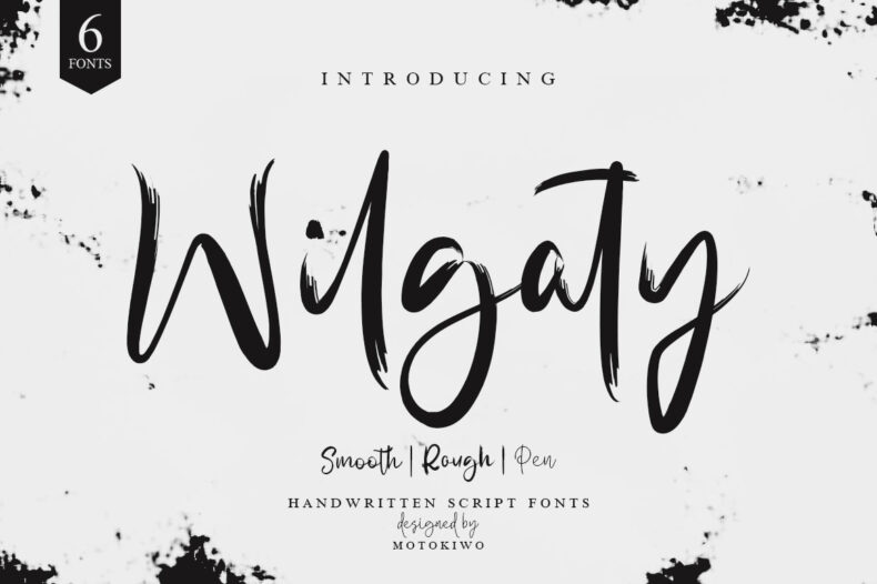 Wilgaty Font, 3 Strokes Edition
