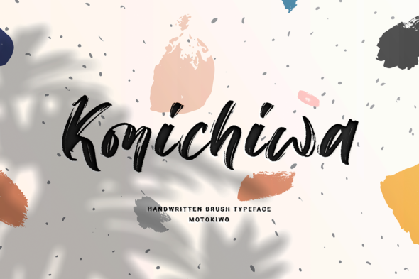 Konichiwa Brush Font