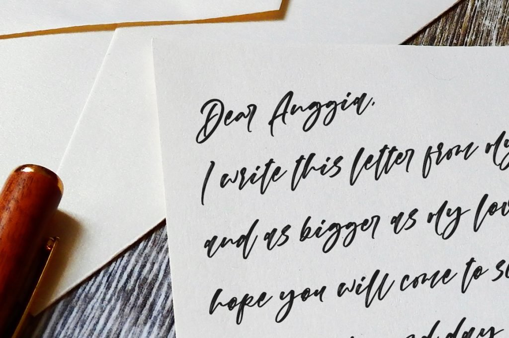 Nighiri, A Brush Script Font font preview 7
