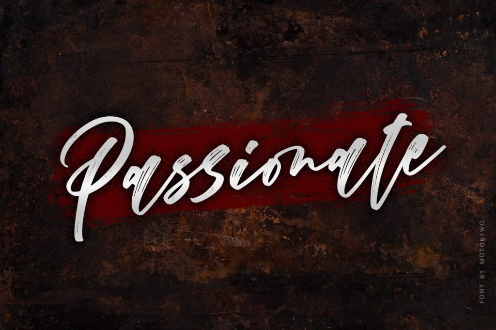Nighiri, A Brush Script Font font preview 6