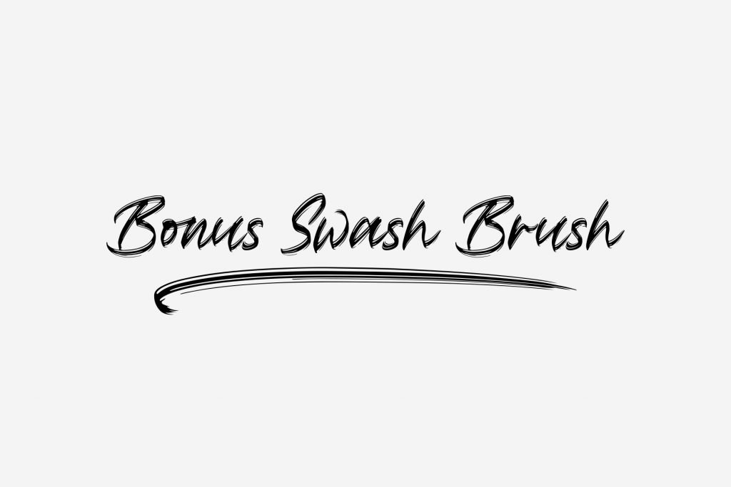 Crushed, Brush Font font preview 7