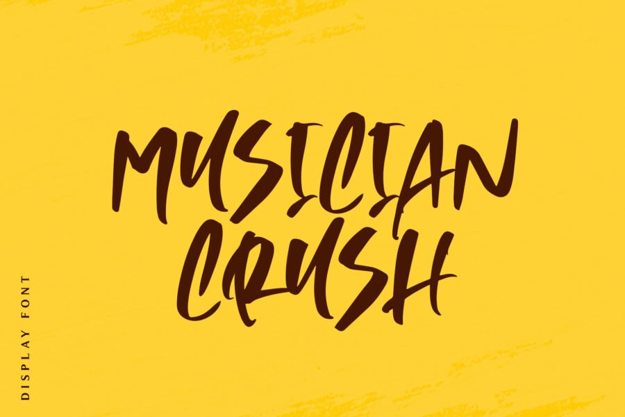 Musician Crush, Marker Font