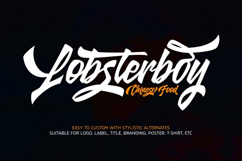 Glarious, Lettering Script Font font preview 2