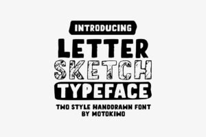 Letter Sketch Typeface