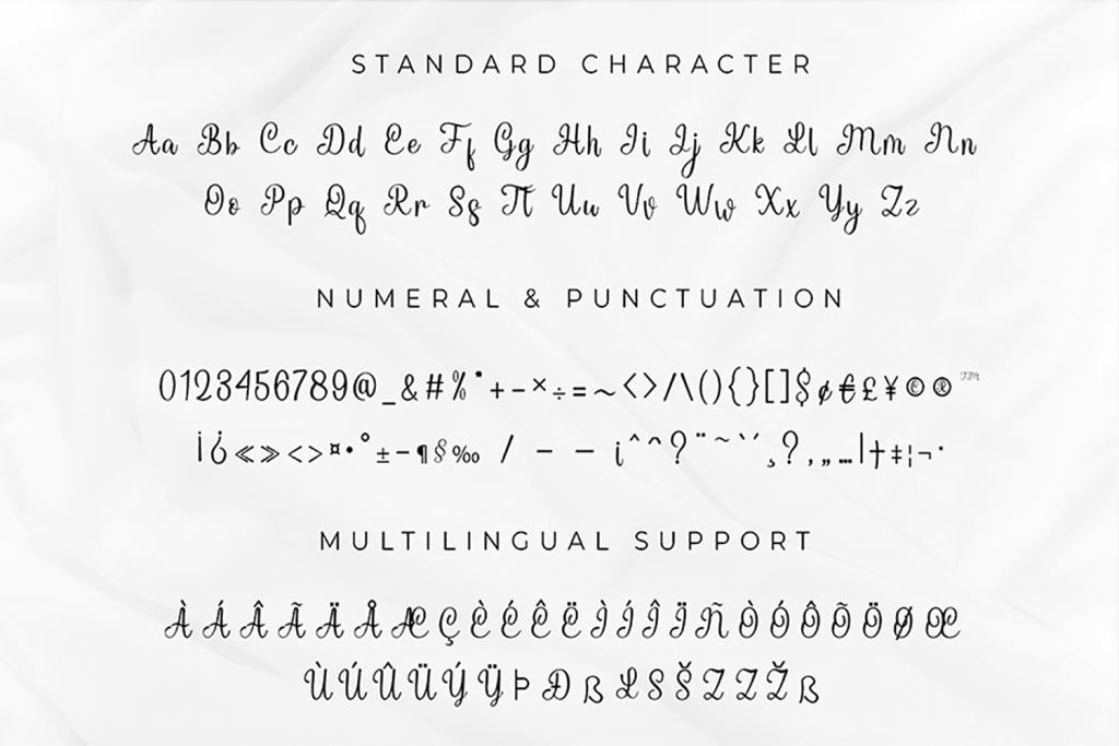 Bashington, Sweet Calligraphy Font font preview 11