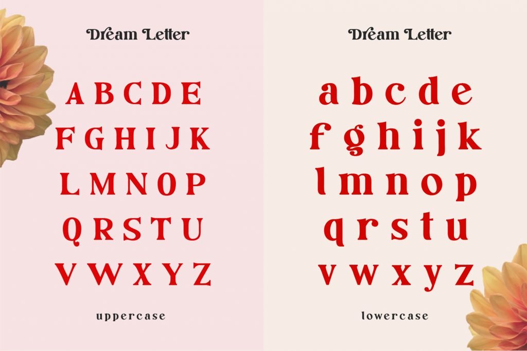Dream Letter, Display Serif Font font preview 3