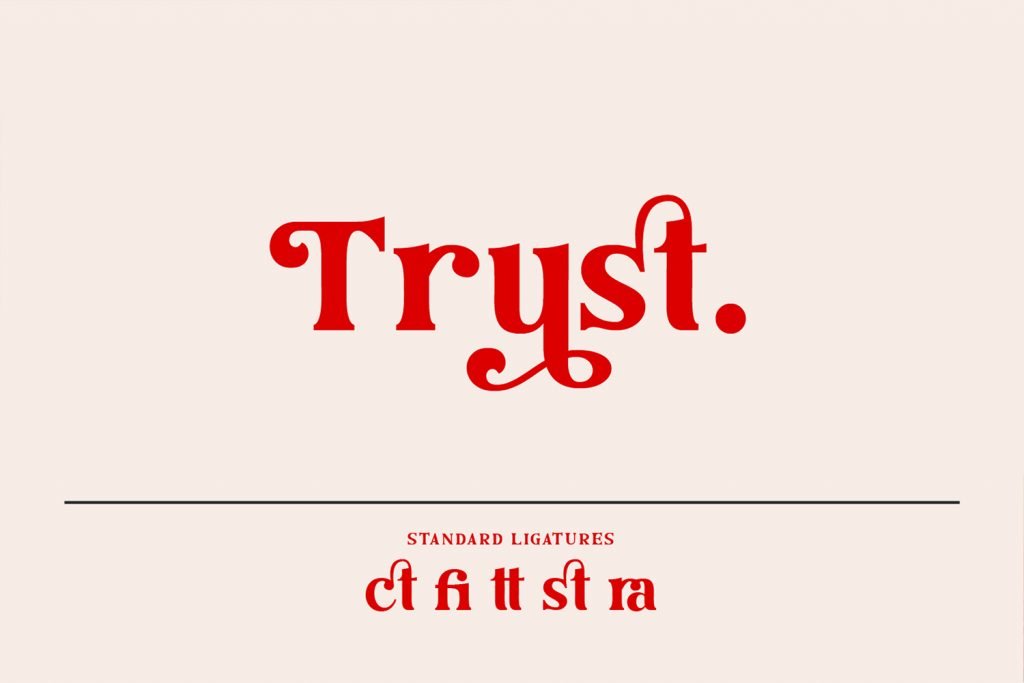 Dream Letter, Display Serif Font font preview 5
