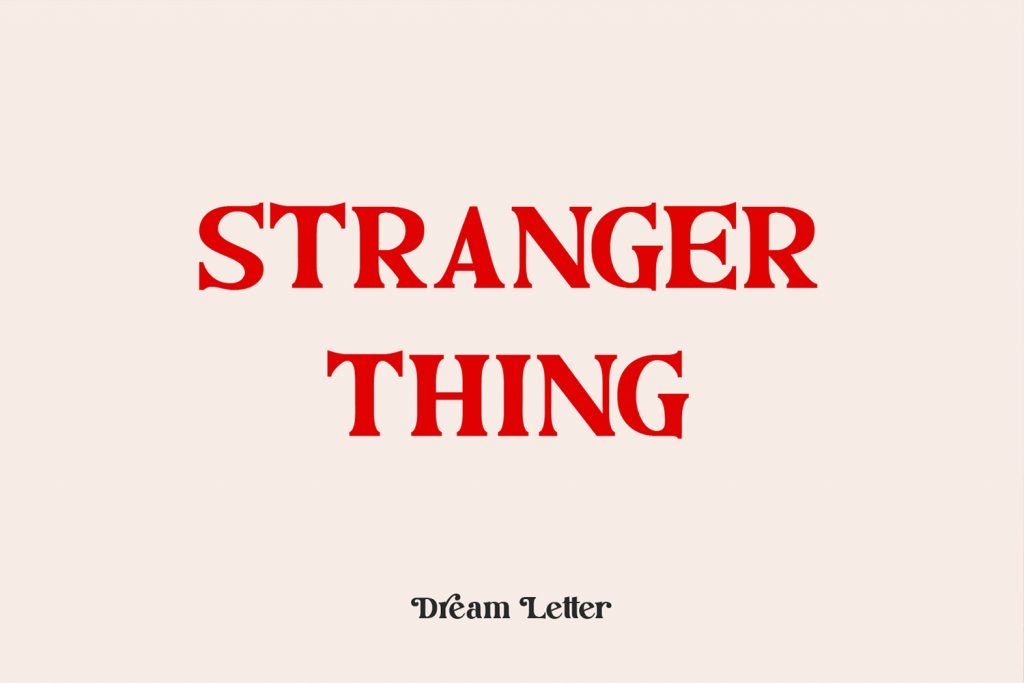 Dream Letter, Display Serif Font font preview 7