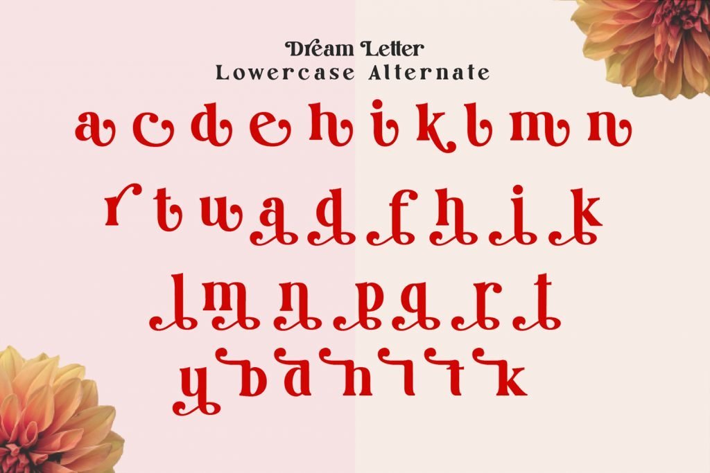 Dream Letter, Display Serif Font font preview 9