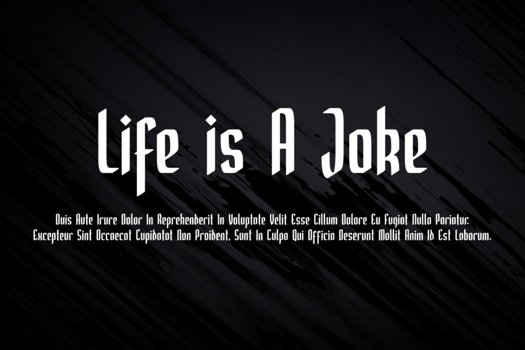 Jagadita, Display Font font preview 6