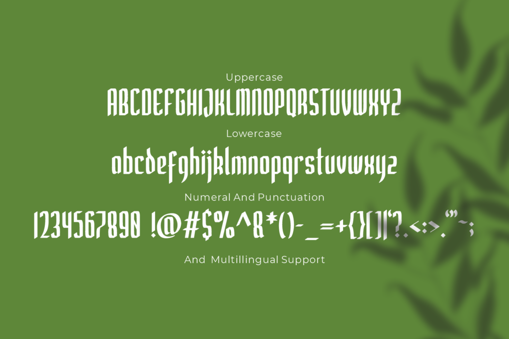 Jagadita, Display Font font preview 9
