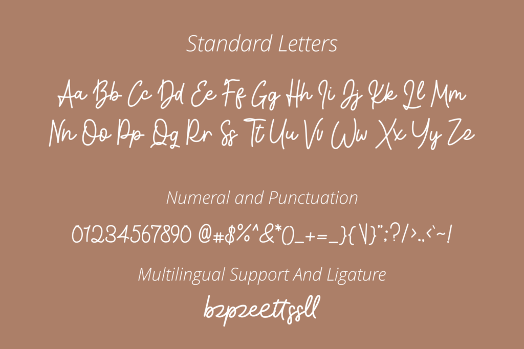 Romania, Monoline Script Font