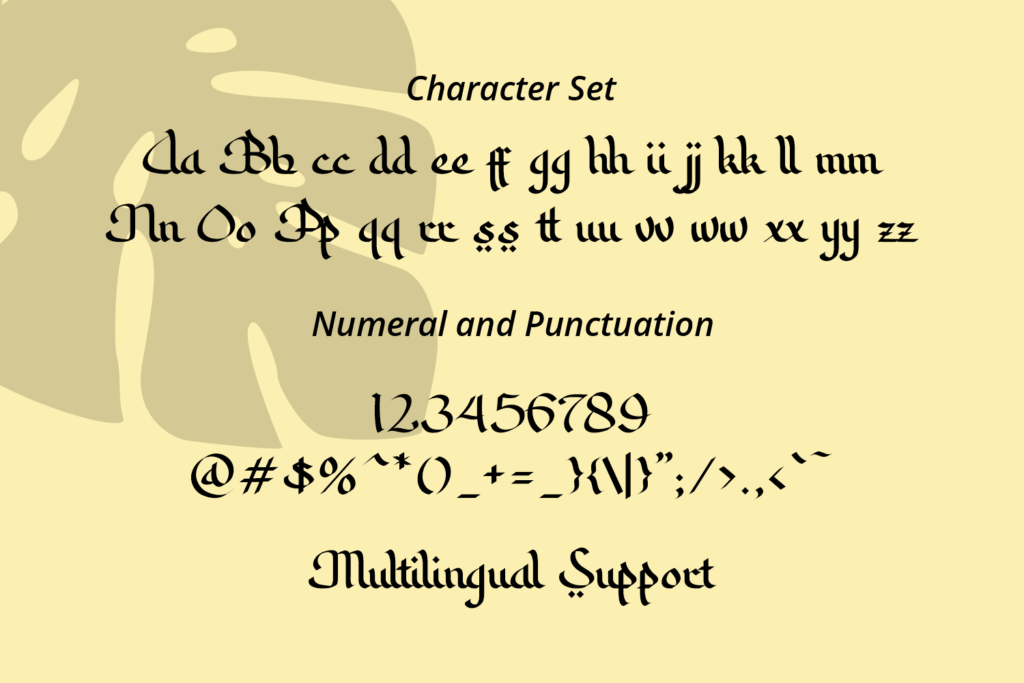 Sabana, Arabic Style Calligraphy Font font preview 10