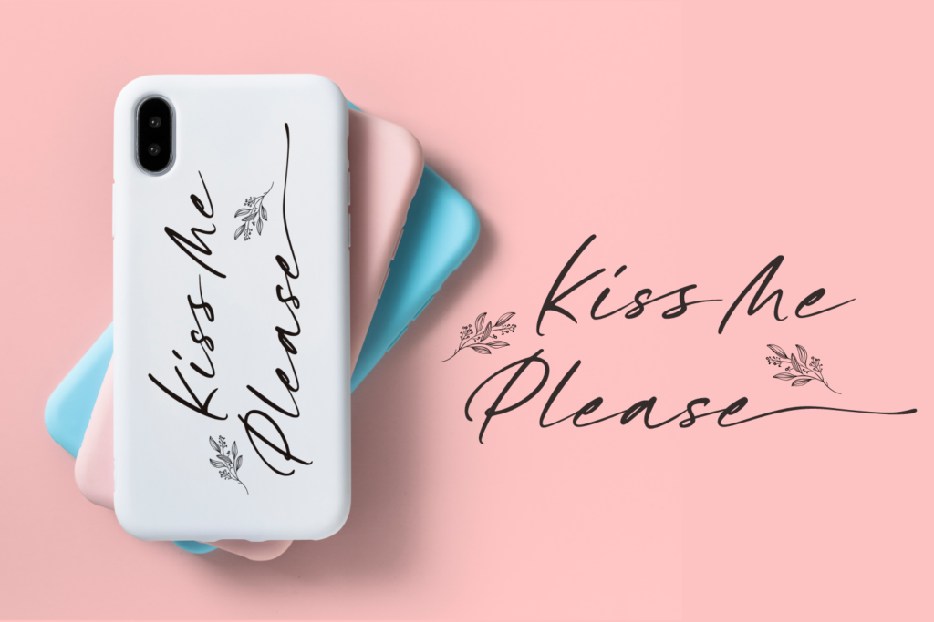 Kiss Me, a Chic Handwritten Font